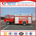 Dongfeng 5000liter tanque de água standard caminhão de incêndio dimensões